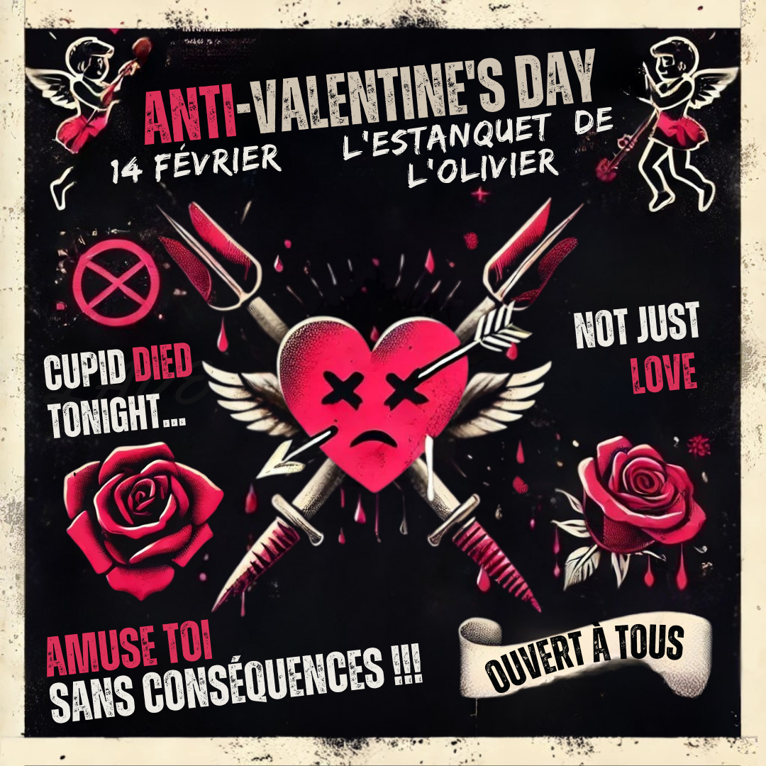 Cupidon a trépassé : Soirée Anti-Saint-Valentin à l'Estanquet